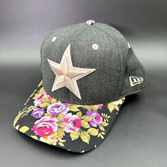 NEW‎ Dallas Cowboys Floral & Gray Snapback 9Fifty New Era NFL Original Fit - Picture 1 of 11